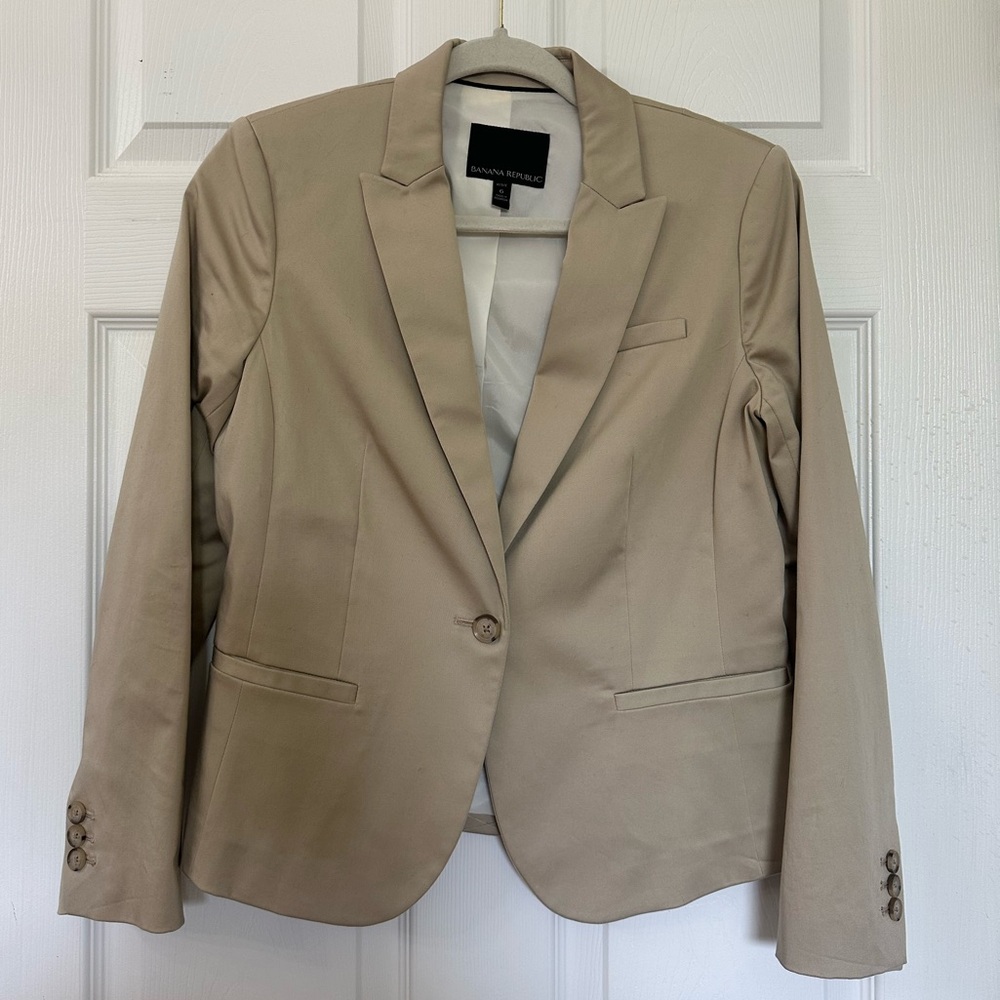 Banana Republic Tan Women's Blazer
